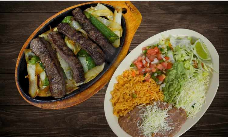 Beef fajitas