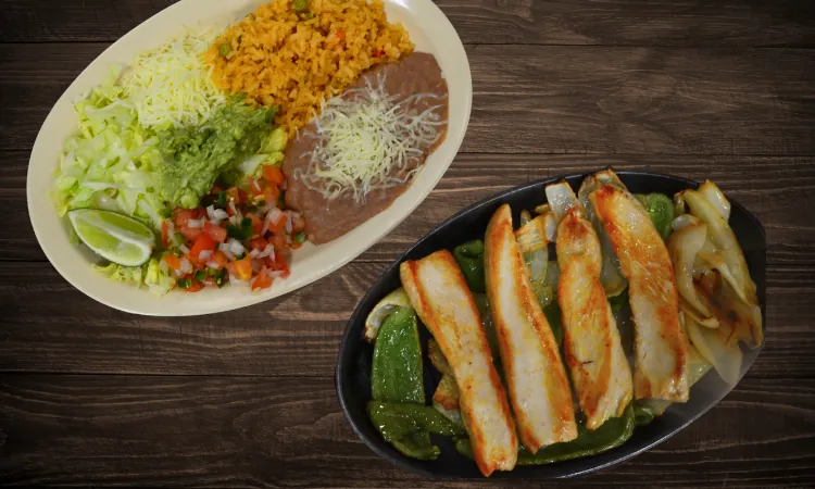 Chicken fajitas